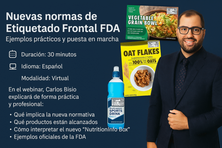 Nuevo Etiquetado Frontal FDA: ¿Tu empresa está lista?